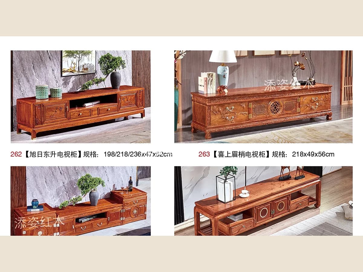 三组合双团圆电视柜